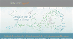 Desktop Screenshot of katydavis.com